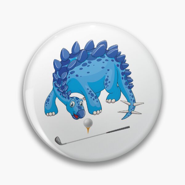 Item preview, Dinosaur Playing Golf ,Funny Good Dinosaur Golf Lovers Cute Blue Design designed and sold by pedrored369.