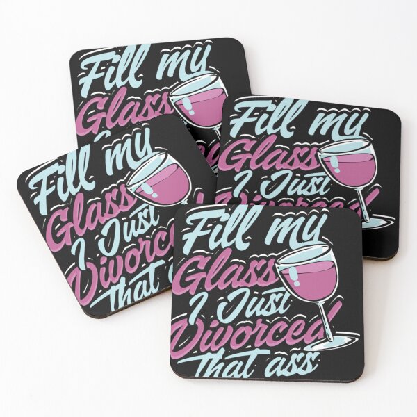 Item preview, Fill my glass I just divorced that ass - Romance   designed and sold by Stupiditeees.
