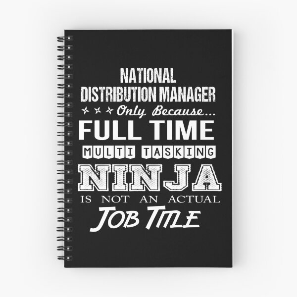 Aperçu de l'œuvre T-shirt National Distribution Manager - Ninja Job Gift Item Tee créée et vendue par ritterdick.