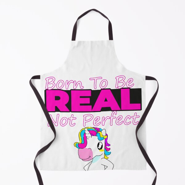 Item preview, Born To Be Real Not Perfect - CUTE UNICORN designed and sold by cool-things-br.