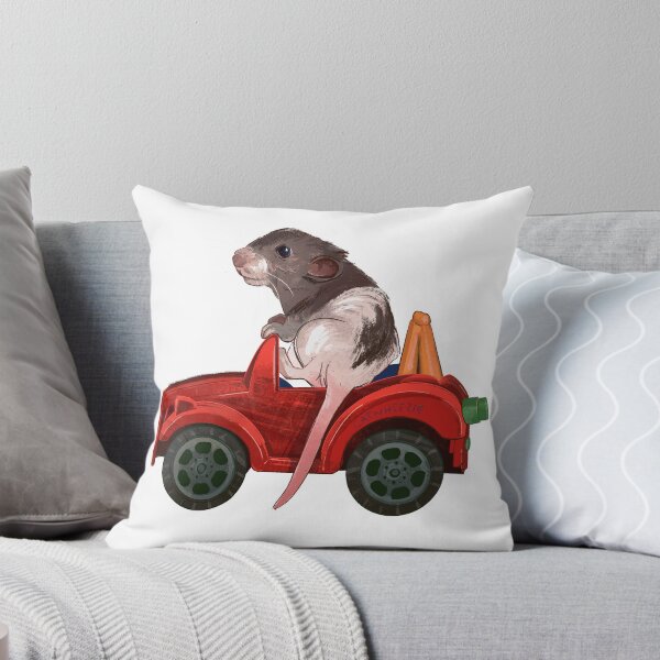 Item preview, Rat Riding in a Toy Car designed and sold by emwheezie.