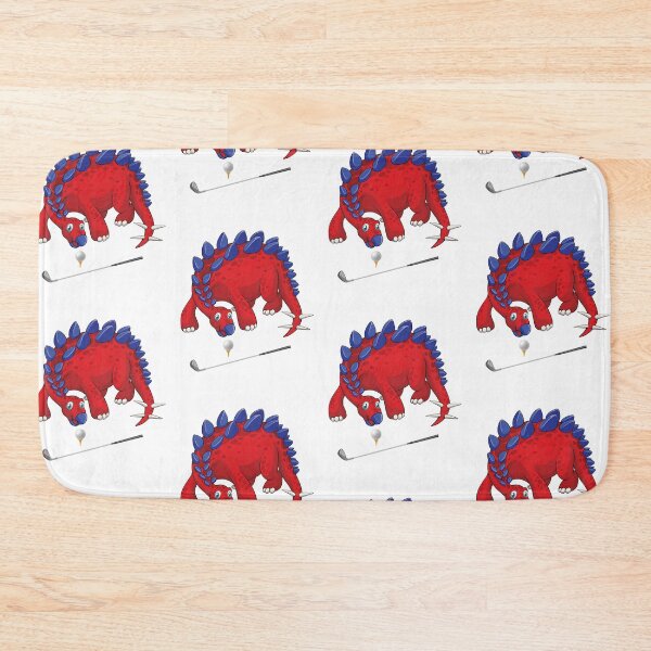 Item preview, Dinosaur Playing Golf ,Funny Good Dinosaur Golf Lovers Cool Red Blue Design designed and sold by pedrored369.