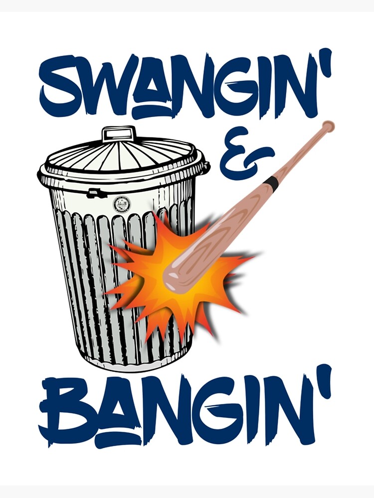 Houston Swangin And Bangin Houston Baseball Sign Stealing Meme | Metal Print