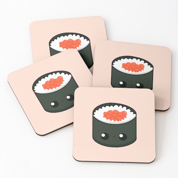 Item preview, Cute Ikura Maki || Sushi|| Kawai designed and sold by cookingwithten.