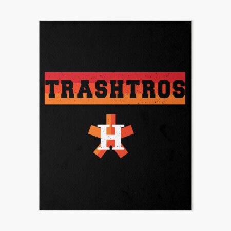 Houston Trashtros Asterisks Cheaters Trash Can | Poster