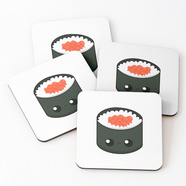 Item preview, Cute Ikura Maki || Sushi|| Kawai designed and sold by cookingwithten.