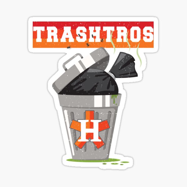 Houston Trashtros Asterisks Cheaters Trash Can | Sticker