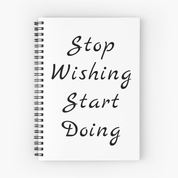 Item preview, Stop Wishing Start Doing Motivational Quote Gift designed and sold by giftsbyminuet.