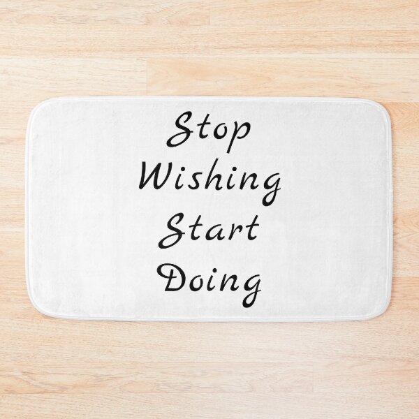 Item preview, Stop Wishing Start Doing Motivational Quote Gift designed and sold by giftsbyminuet.