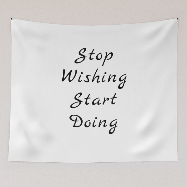 Item preview, Stop Wishing Start Doing Motivational Quote Gift designed and sold by giftsbyminuet.
