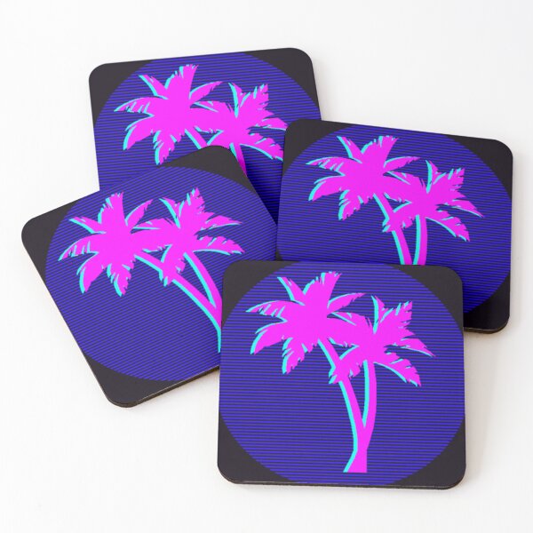 Item preview, retrowave mami palms designed and sold by purplepinkdrgn.