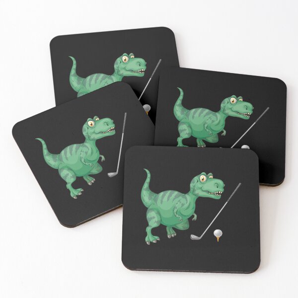 Item preview, Dinosaur Playing Golf ,Funny Good Dinosaur Golf Lovers Green Design designed and sold by pedrored369.