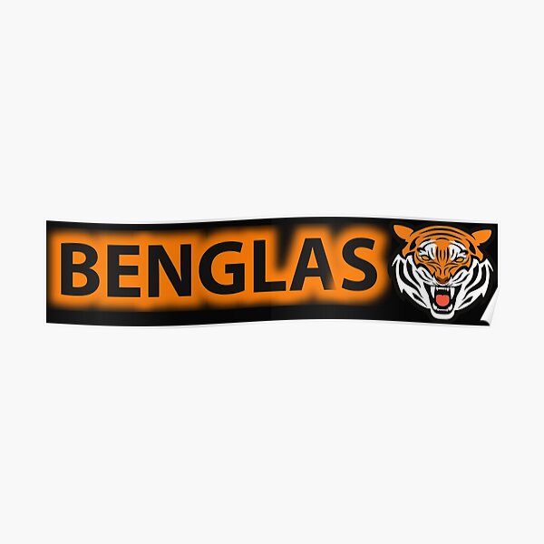 : Cincinnati City Bengals Championship Poster American