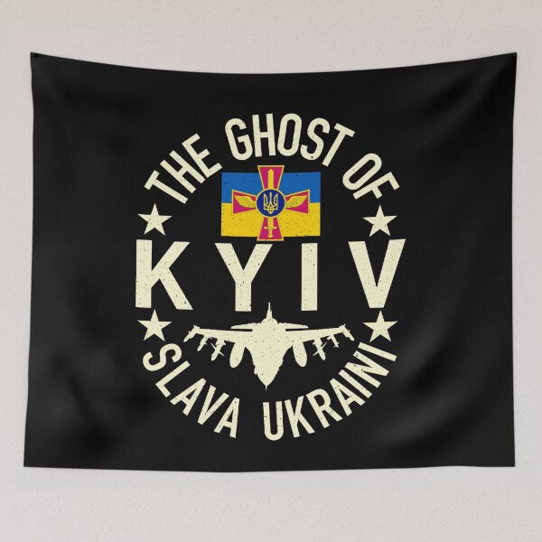 Item preview, The Ghost of Kyiv, I Stand With Ukraine, Support Ukraine Tee designed and sold by GraphifyArt.