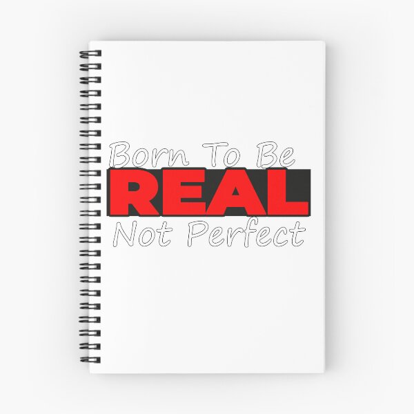 Item preview, Born To Be Real Not Perfect  designed and sold by cool-things-br.