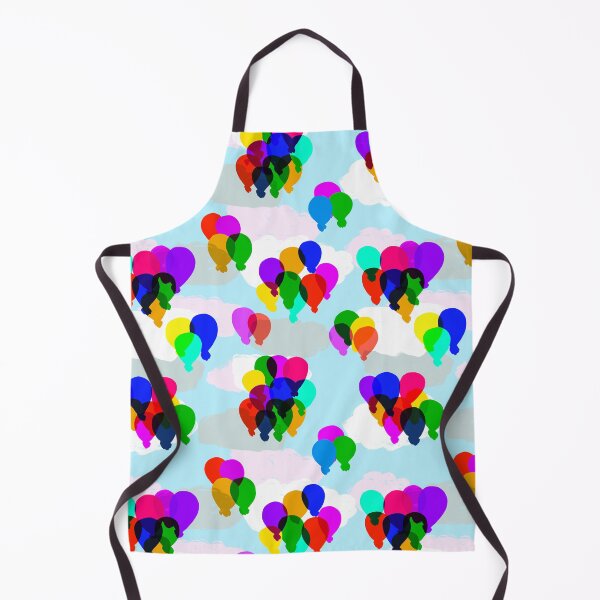 Item preview, up in the air balloons in the clouds designed and sold by MGuyerArt.