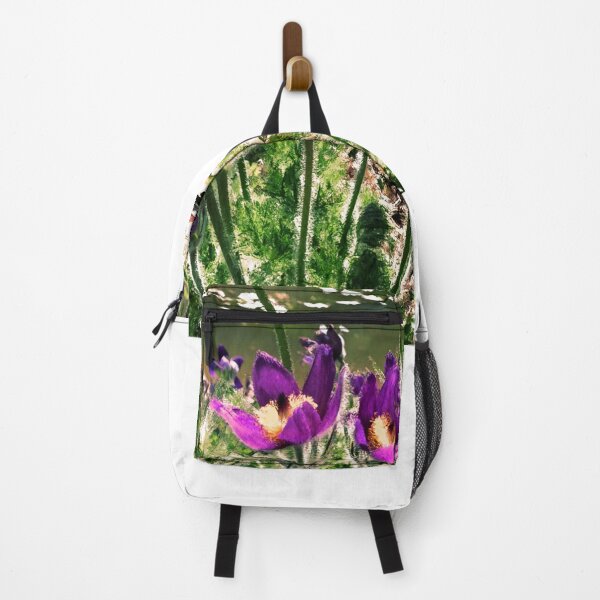 Item preview, Floral Common Pasque Flower, Digital Painting, Wall Art Decor, Purple Flowers, Nature Lake designed and sold by krysoth.