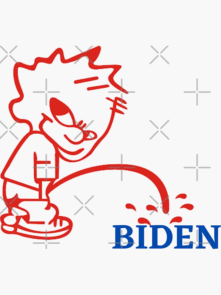 Joe Biden Jumpscare Sticker for Sale by smokelessmeth