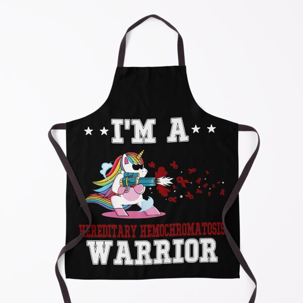 Item preview, Funny Unicorn I'm A Hereditary Hemochromatosis Warrior designed and sold by heppenp.