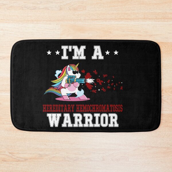 Item preview, Funny Unicorn I'm A Hereditary Hemochromatosis Warrior designed and sold by heppenp.