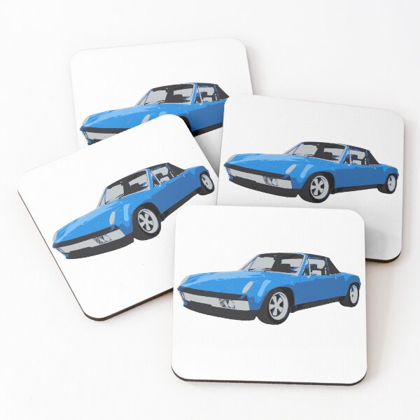 Item preview, Blue Porsche 914, Blue Porsche 914-6 Designs designed and sold by Pure9Design.