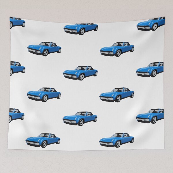 Item preview, Blue Porsche 914, Blue Porsche 914-6 Designs designed and sold by Pure9Design.