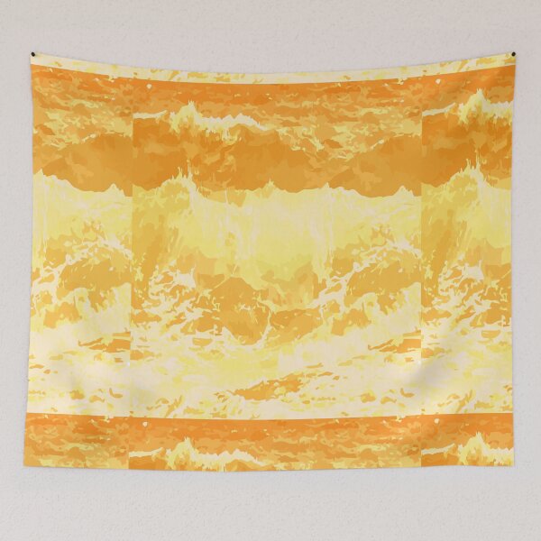Item preview, Waves Sea -  Yellow Topaz designed and sold by Wuxya.