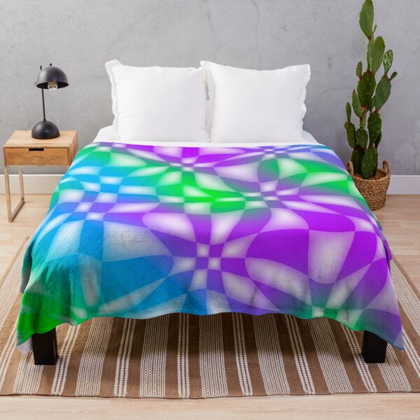 Item preview, pinch tie dye checkerboard pattern designed and sold by MGuyerArt.