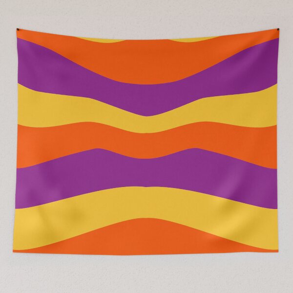 Item preview, 65 MCMLXV Spicy Color Block Wave Pattern designed and sold by 65 MCMLXV.