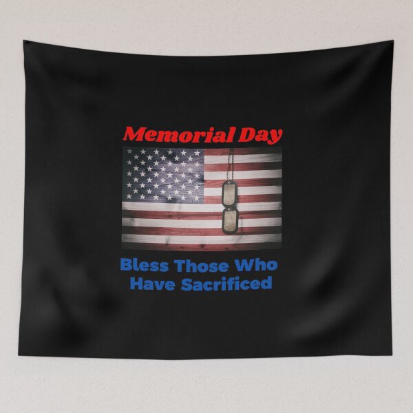 Item preview, Memorial Day Bless Those Who Have Sacrificed designed and sold by teewearstyle.
