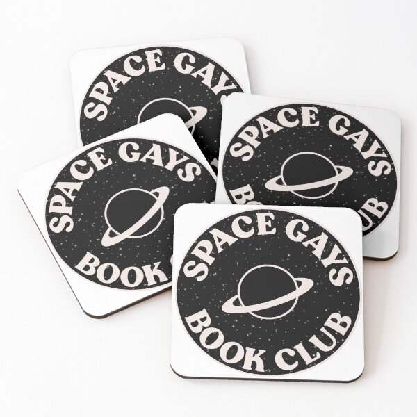 Item preview, Space Gays Book Club designed and sold by WondrousDoodles.