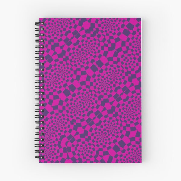 Item preview, Checkered pink purple kaleidoscopic pattern designed and sold by LittleCountess.