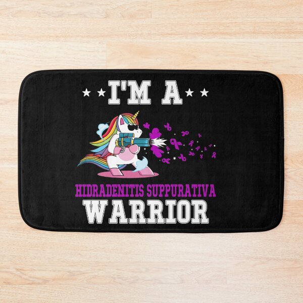 Item preview, Funny Unicorn I'm A Hidradenitis Suppurativa Warrior designed and sold by heppenp.