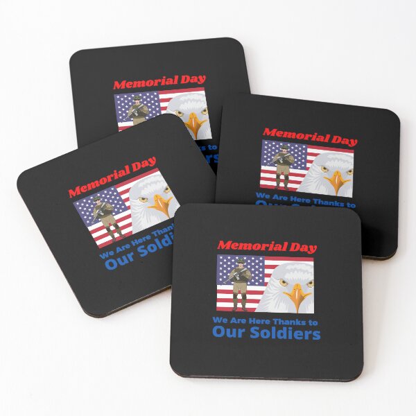 Item preview, Memorial Day We Are Here Thanks to Our Soldiers designed and sold by teewearstyle.