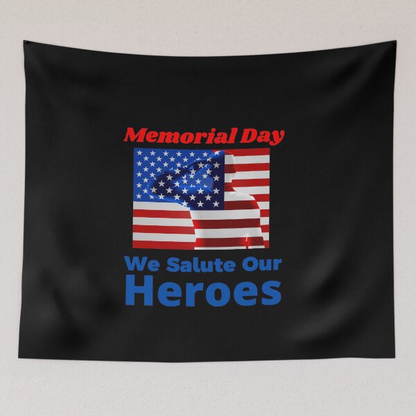 Item preview, Memorial Day We Salute Our Heroes designed and sold by teewearstyle.