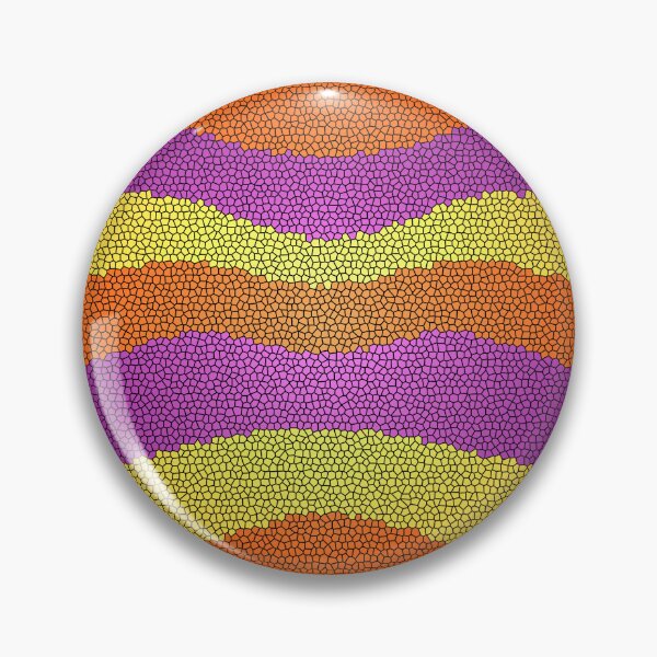 Item preview, 65 MCMLXV Spicy Color Block Wave Stained Glass Mosaic Pattern designed and sold by 65 MCMLXV.