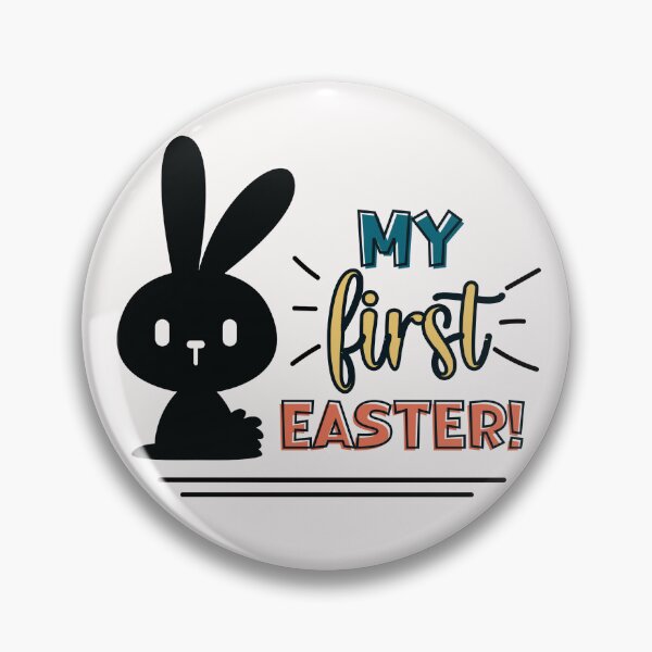 Item preview, My First Easter With Cute Baby Bunny designed and sold by SidhuKeet1.