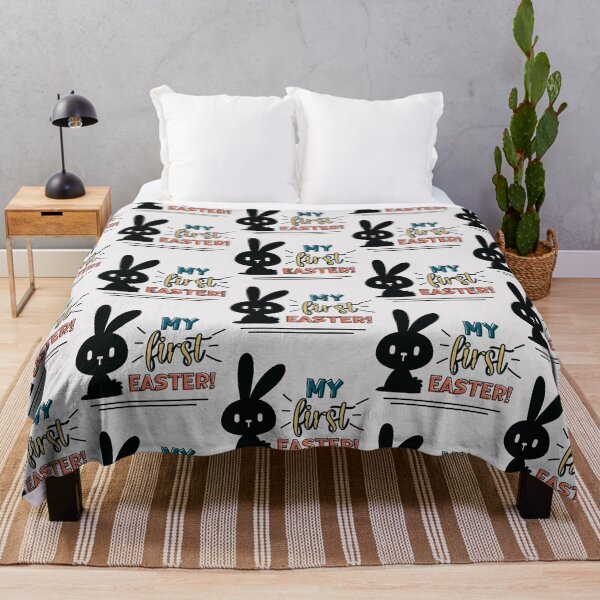 Item preview, My First Easter With Cute Baby Bunny designed and sold by SidhuKeet1.
