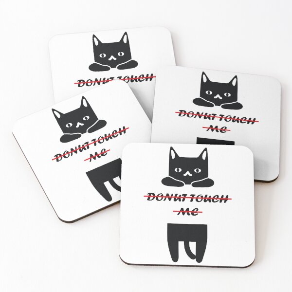Item preview, dont touch my cat designed and sold by mad art.