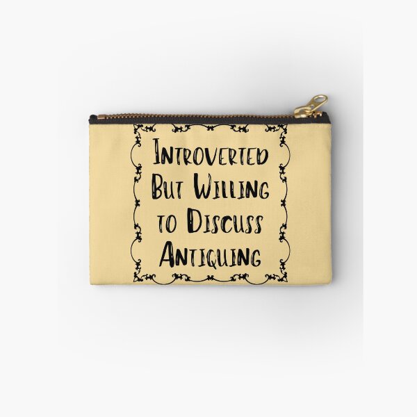 Item preview, Introverted But Willing to Discuss Antiquing Funny shirt men gift women gift designed and sold by InnovantDesigns.