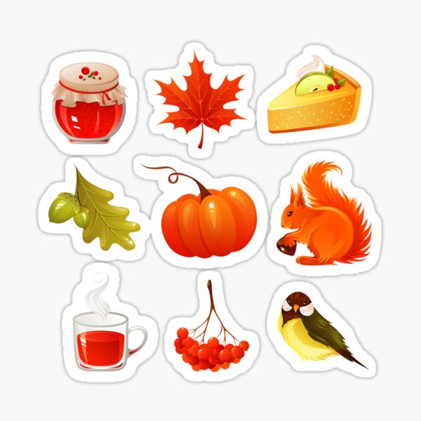 Item preview, Autumn sticker sheet designed and sold by mvolz.
