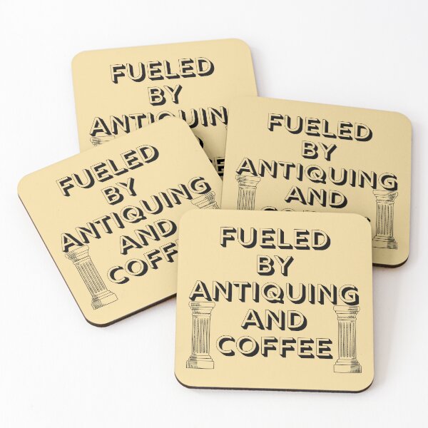 Item preview, Fueled by antiquing and coffee Funny shirt men gift women gift designed and sold by InnovantDesigns.