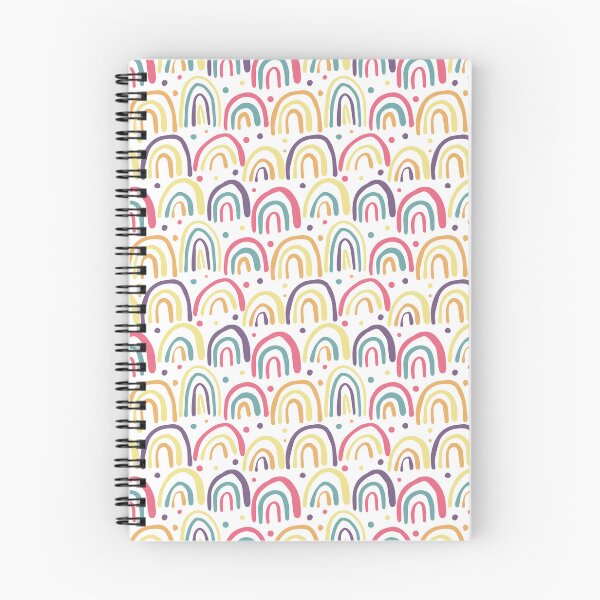 Item preview, Boho Rainbows Polka Dots designed and sold by storyboxdesigns.
