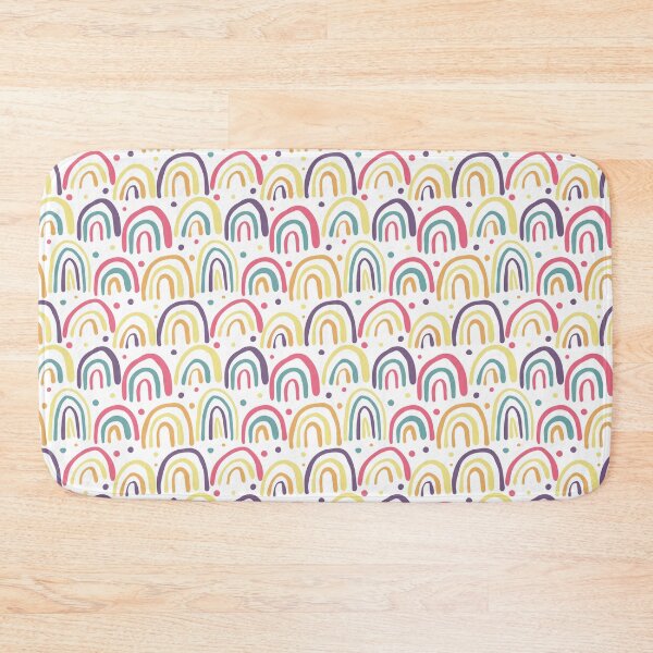 Item preview, Boho Rainbows Polka Dots designed and sold by storyboxdesigns.