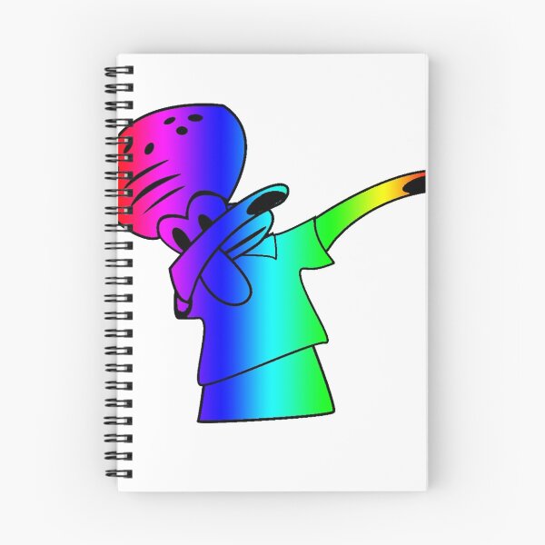Item preview, Squid Rainbow Dab  designed and sold by tshirtwaffle.