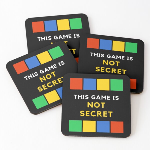 Item preview, This game is not secret. designed and sold by devArtsDesigns.