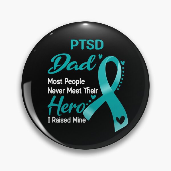 Item preview, PTSD Dad Most People Never Meet Their Hero I Raise Mine designed and sold by tenjun16.