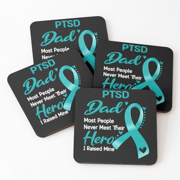 Item preview, PTSD Dad Most People Never Meet Their Hero I Raise Mine designed and sold by tenjun16.