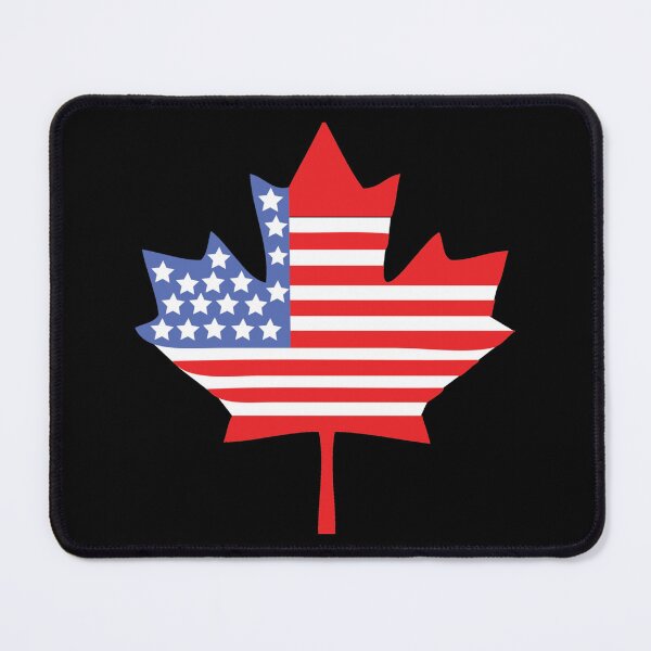 Item preview, Canadian American Leaf Flag - Patriotism Independence Day Canada Day Sticker designed and sold by madeleinem48.