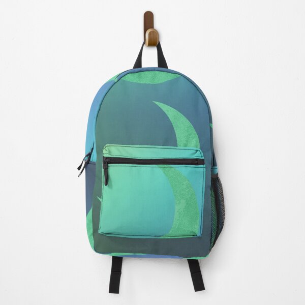 Item preview, 4 Green Crescent Moons in Blue/Green Gradient Sky designed and sold by ShaunSandhu.